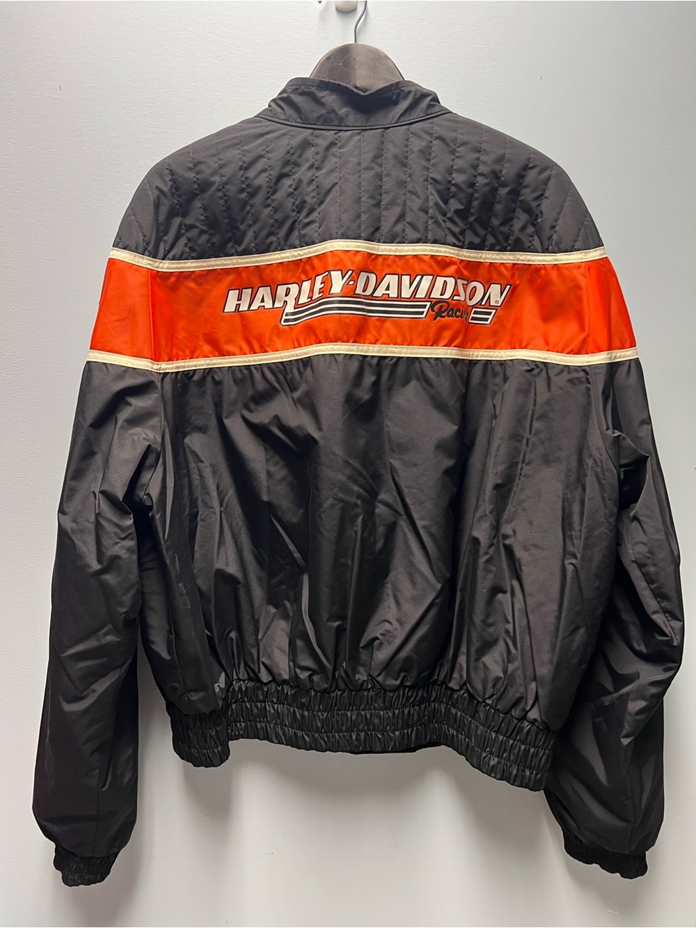 Harley-Davidson Men's Nylon Outer-Shell Zip-Up Racing Jacket - Picture 2 of 8